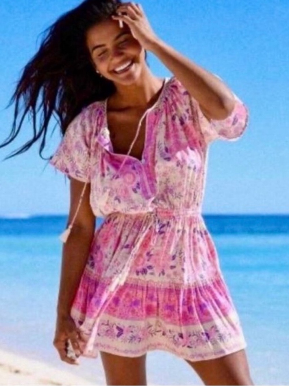 Spell Pink Mystic Play Dress medium